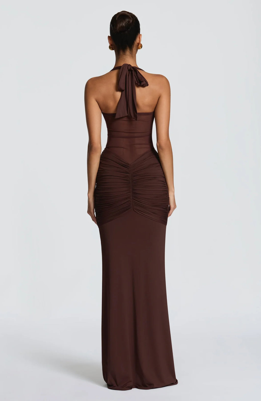 Davina • Vestido Halter Drapeado