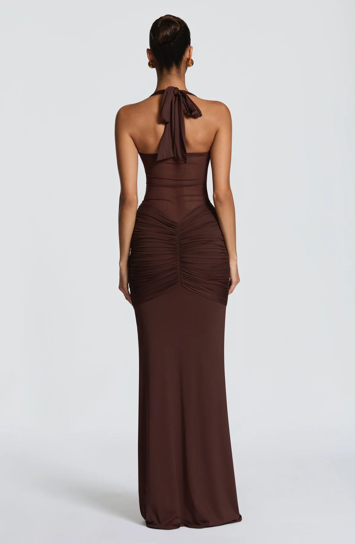 Davina • Vestido Halter Drapeado