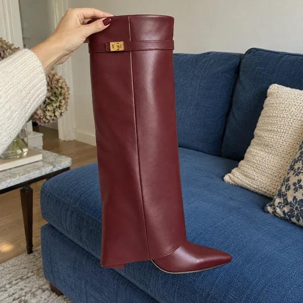 Illustrative image: boots Lavista leather, burgundy